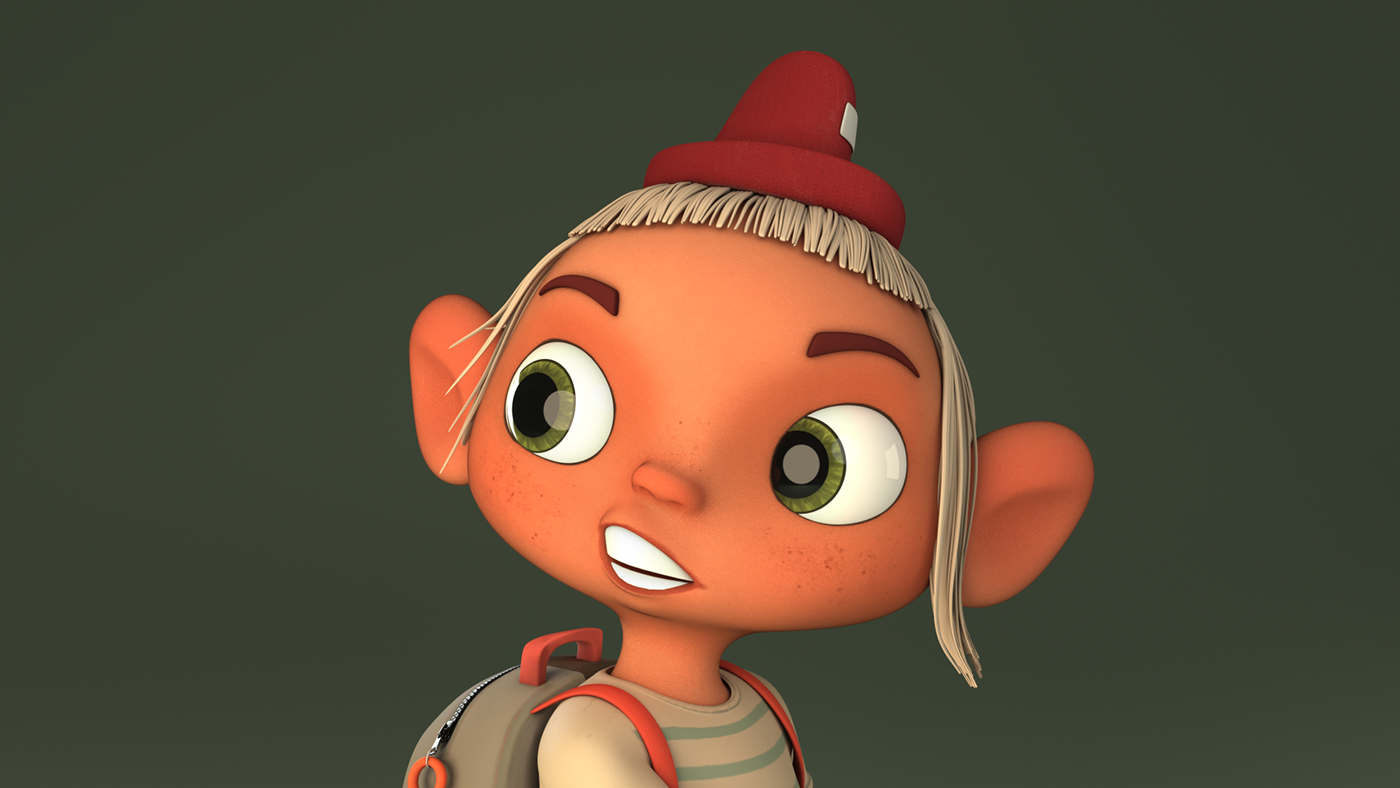3D Character 3dmodeling cartoon characterdesign Zbrush Render boy yoyo