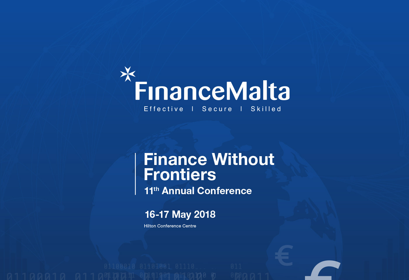 malta Financial Services Events graphic design 