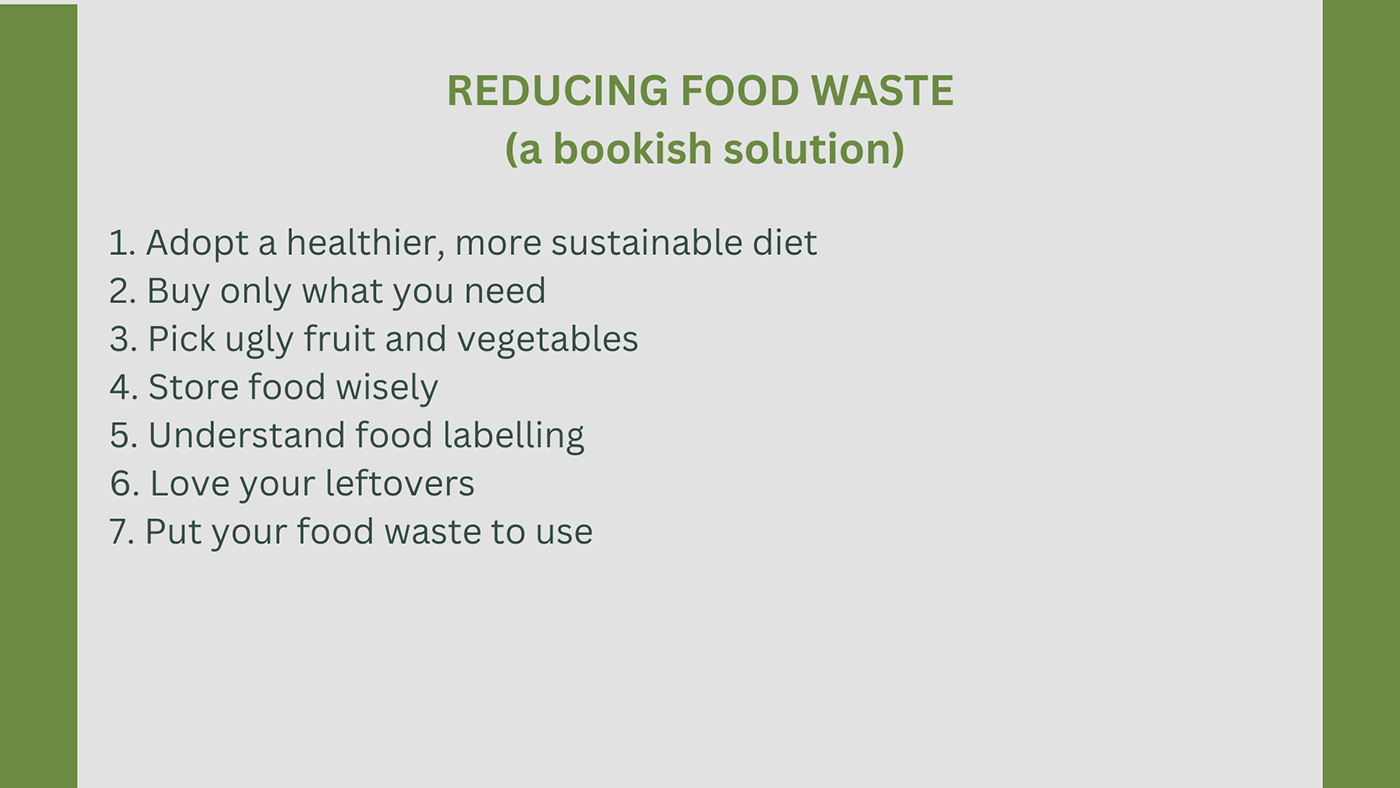 research project FOOD WASTE MANAGEMENT Layout Food waste design