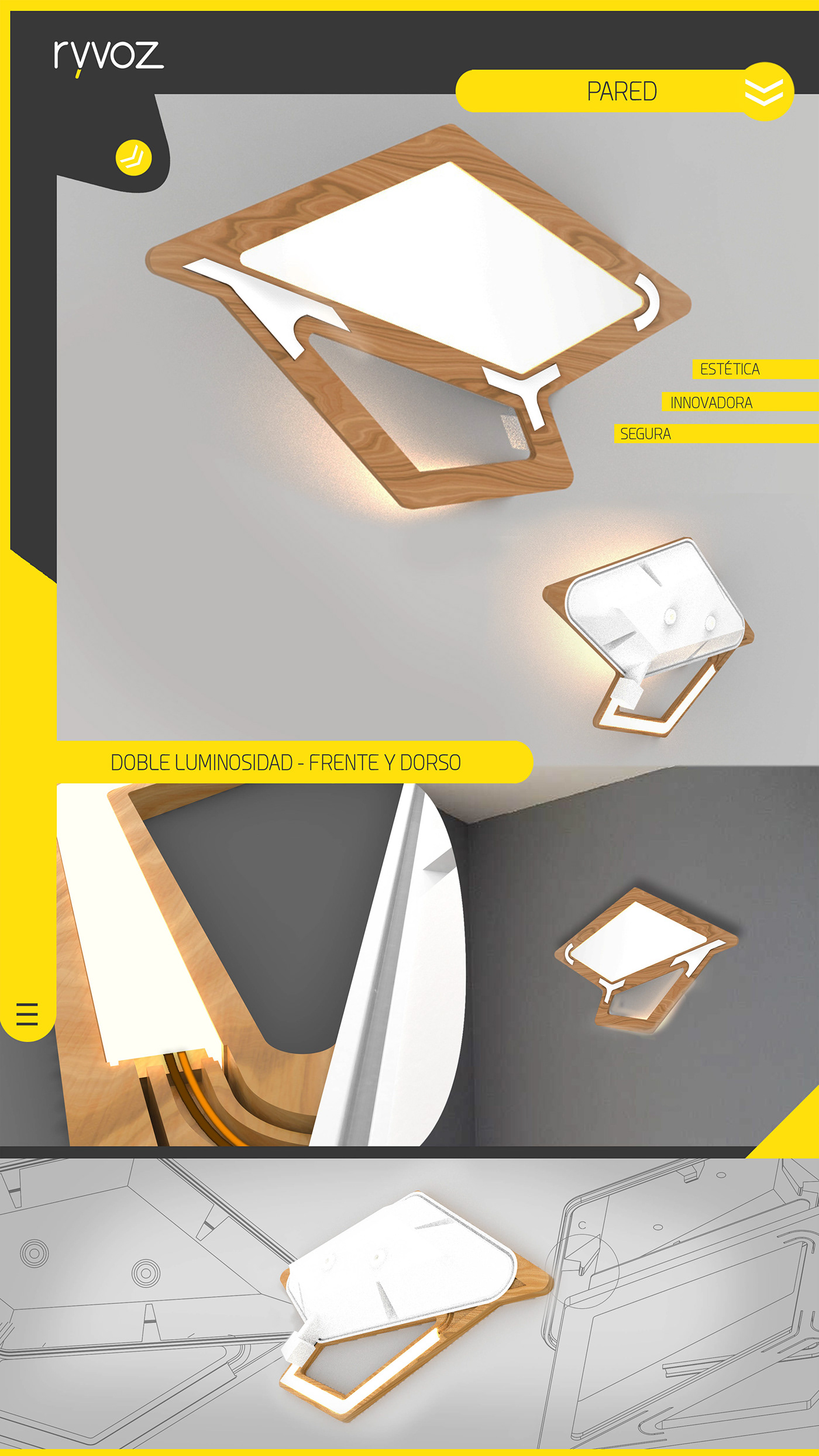 Render lighting industrial design greendesign Interior ecodesign