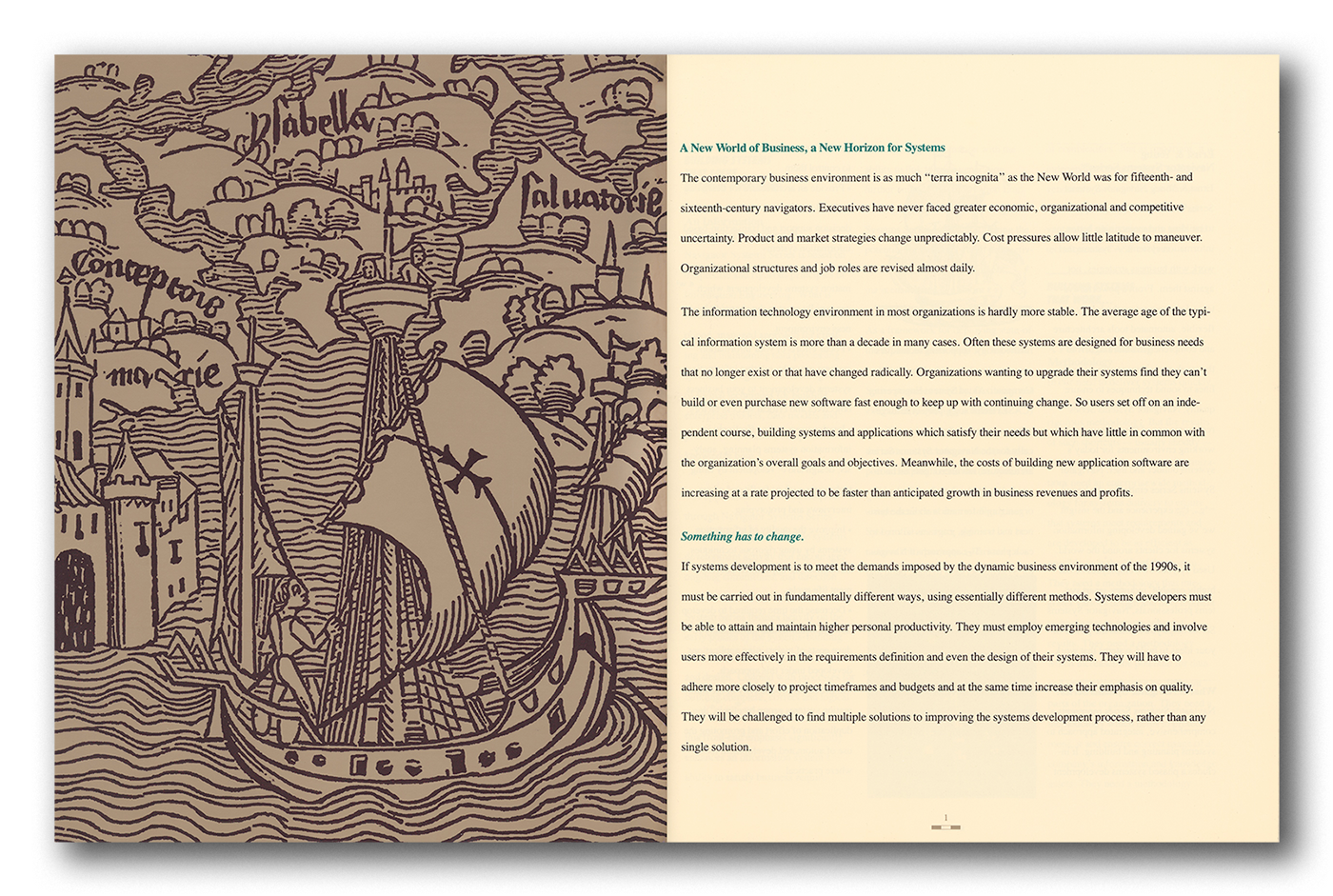 brochure accounting nautical metallic ink pocket folder