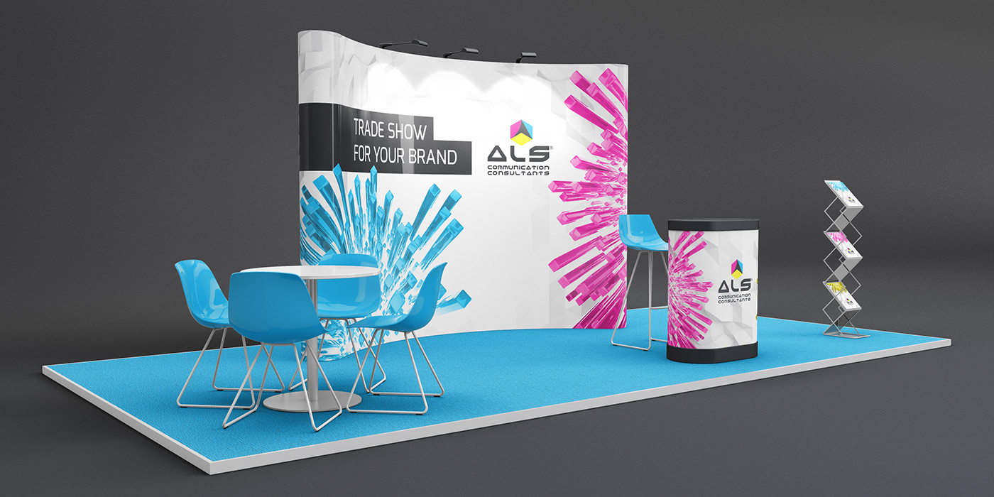Trade Show booth mock-up Stand Exhibition  sales presentation Show Event congress
