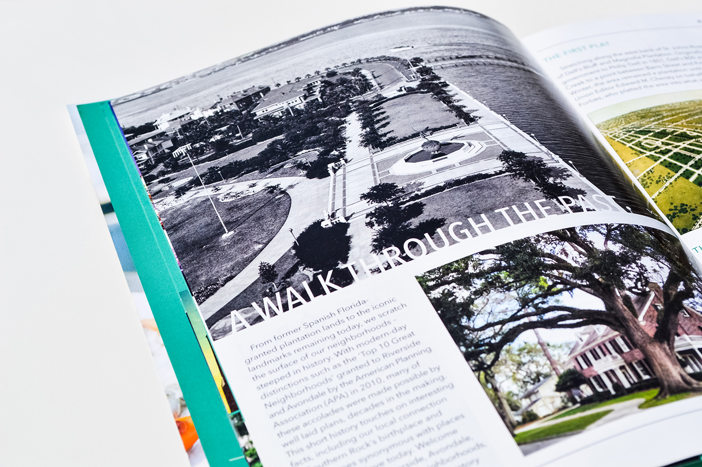 Magazine design local publication Historic Life Newcomers Guide jacksonville florida Resident Community News
