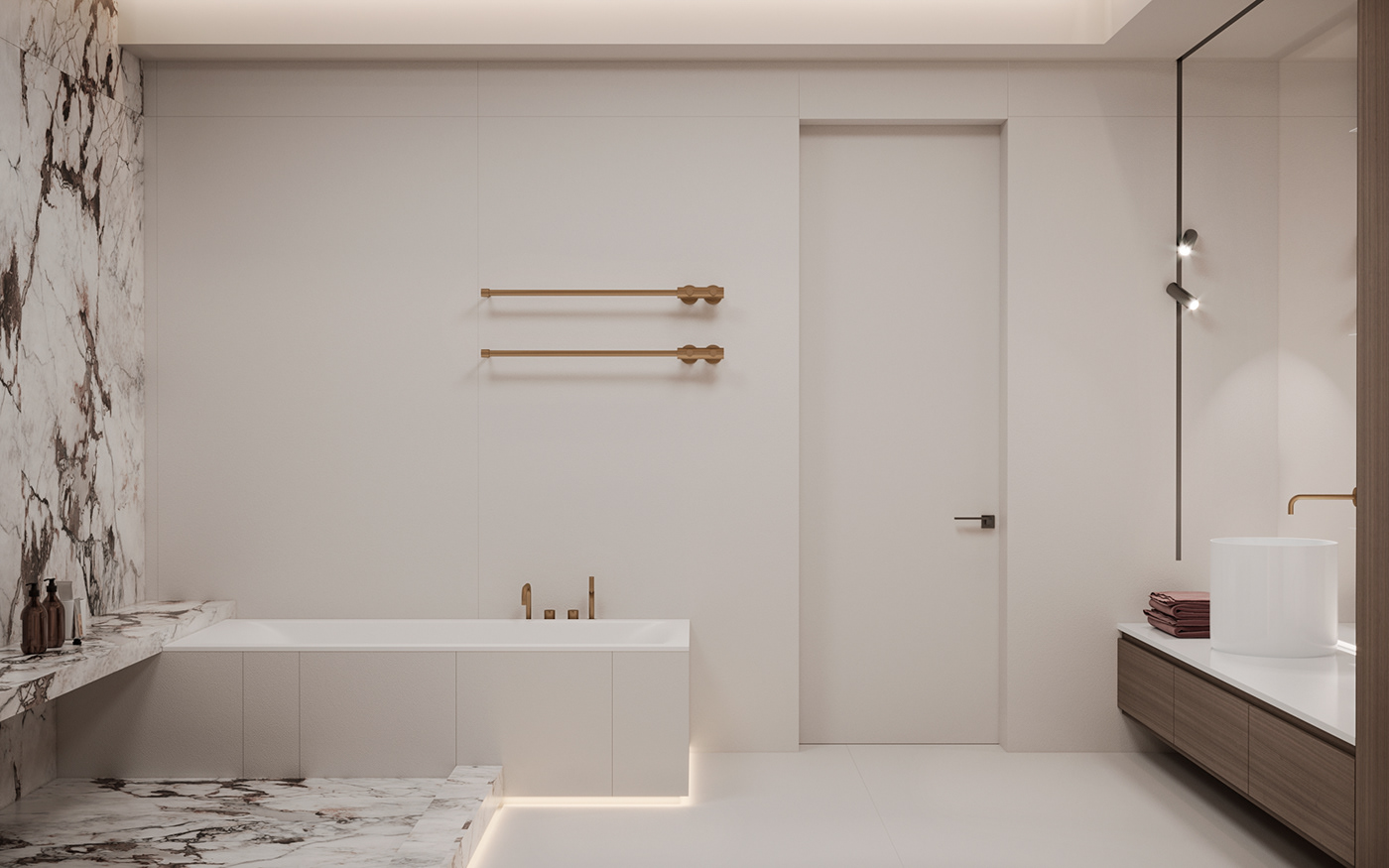 apartment design architecture modern contemporary luxury Minimalism aesthetics wood Marble