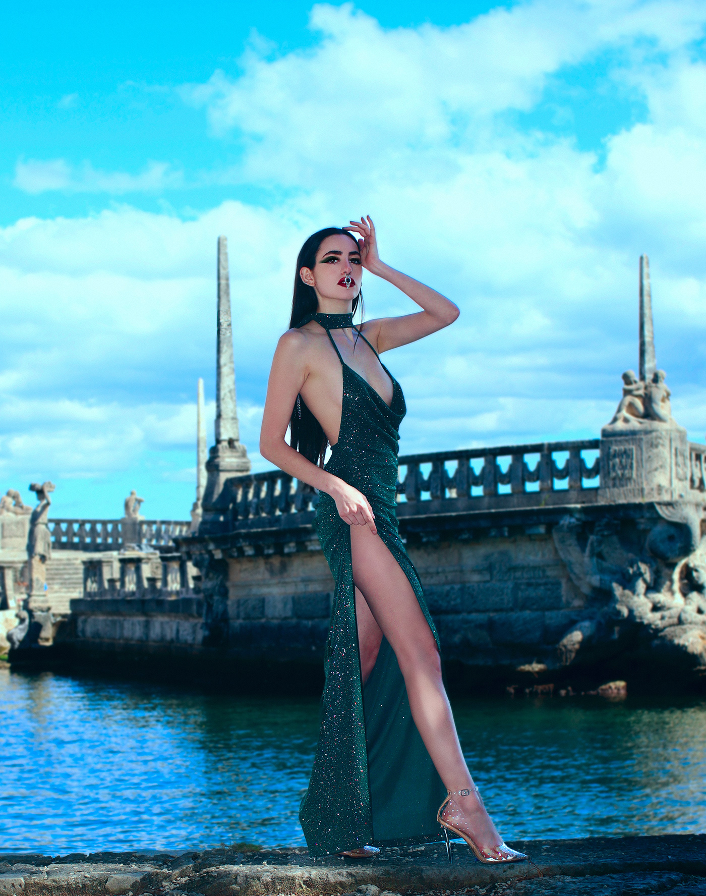 Fashion  gucci highfashion miami beach model pose