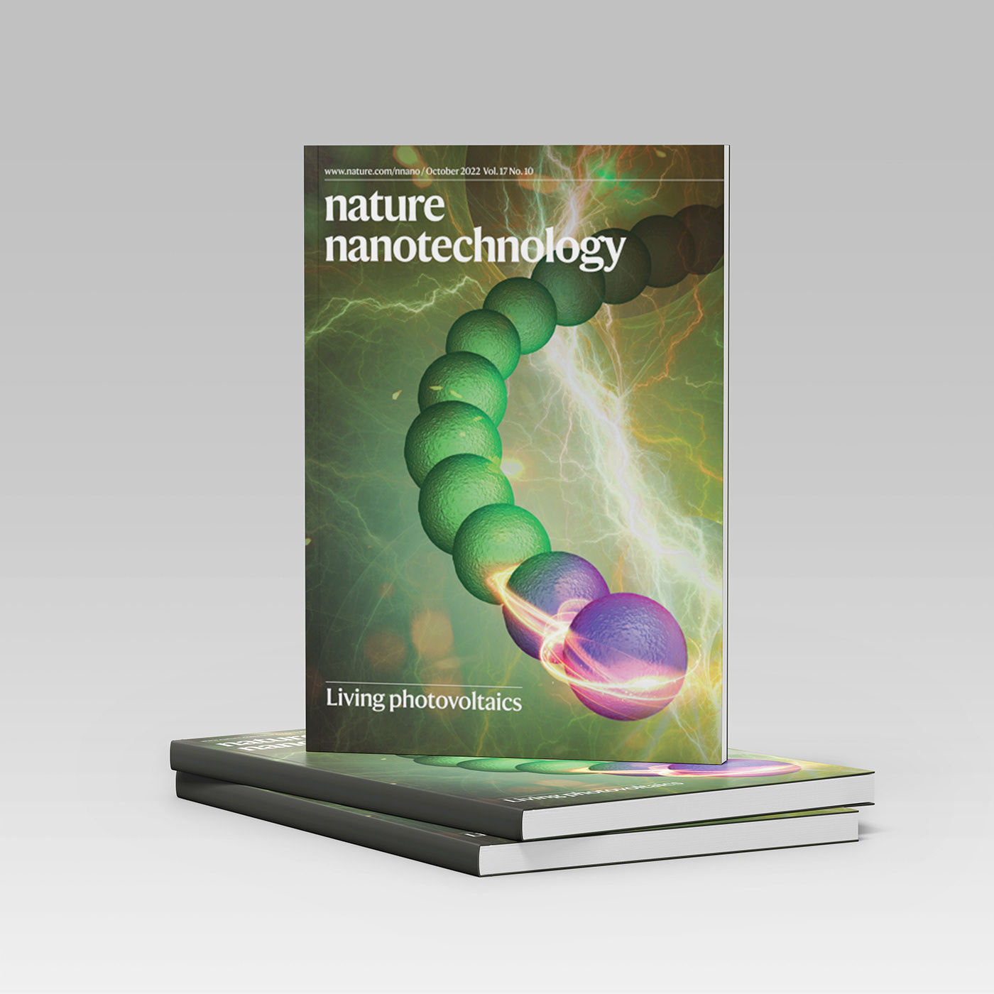 artwork Bacteria cover design Digital Art  editorial nanotechnology photoshop publishing   research scientific illustration