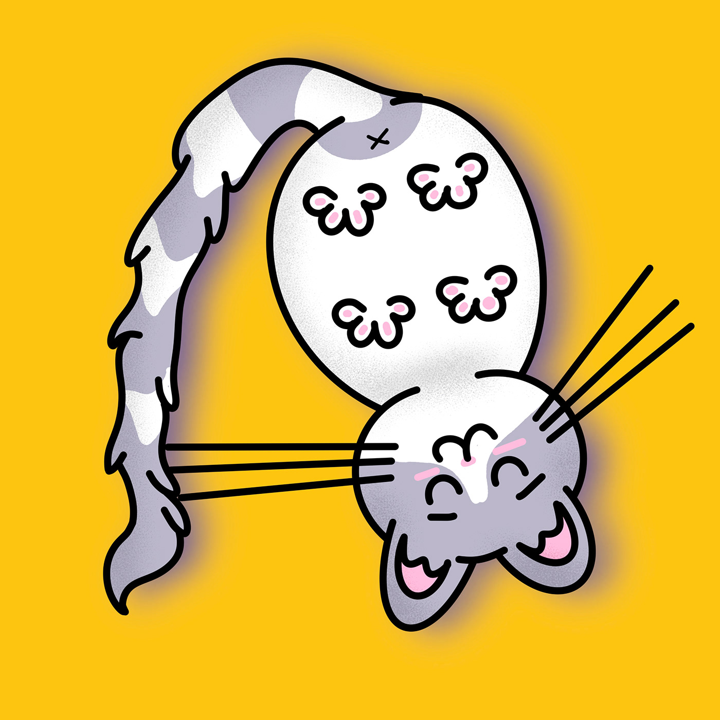 36daysoftype kawaii kawaii illustration Procreate photoshop cats cute illustration
