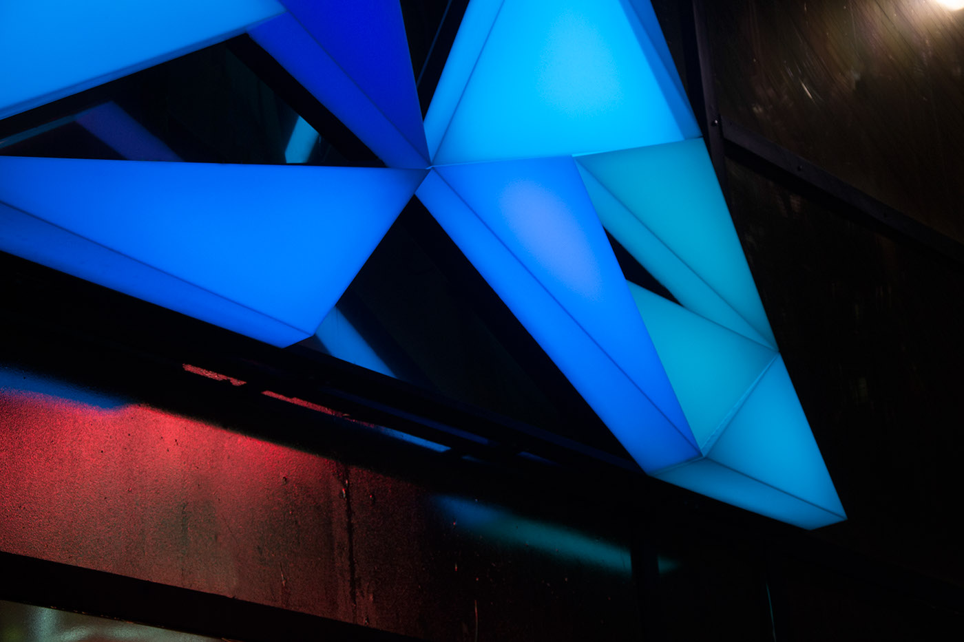 public art installtion sculpture lights Consume generative
