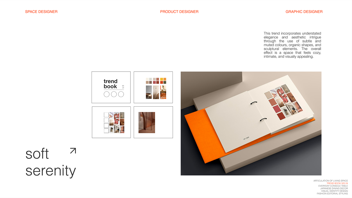 design Graphic Designer Space design Portfolio Design presentation design portfolio visual identity trend forecasting Product Photography Ptoduct Design