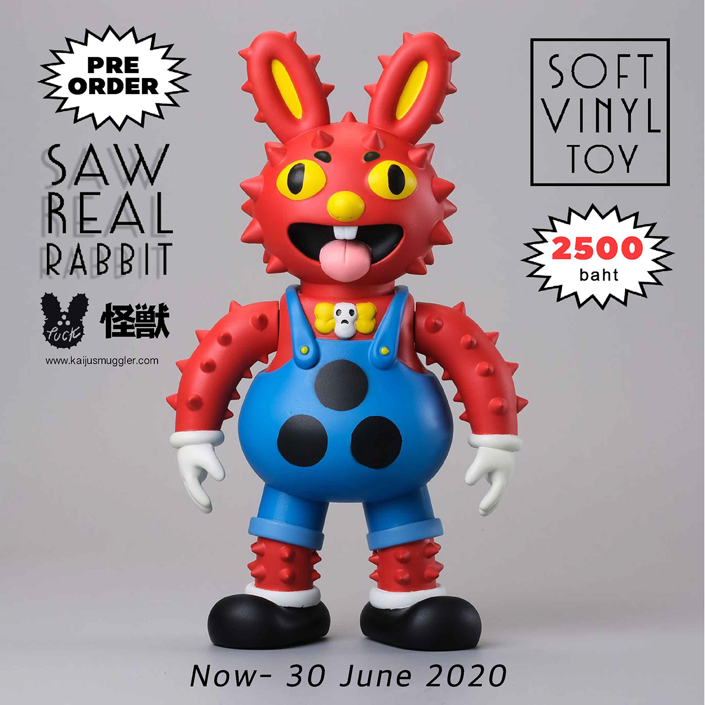 3puck puck sawreal rabbit soft vinyl toy Toy Soft Vinyl