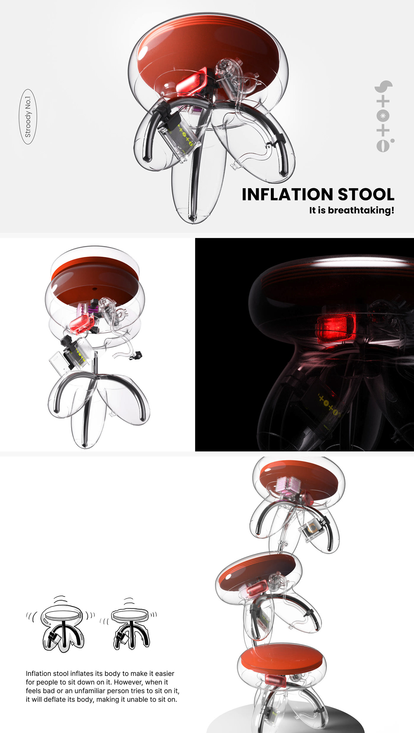 branding  concept design futuristic industrial design  motion graphics  product design  stool