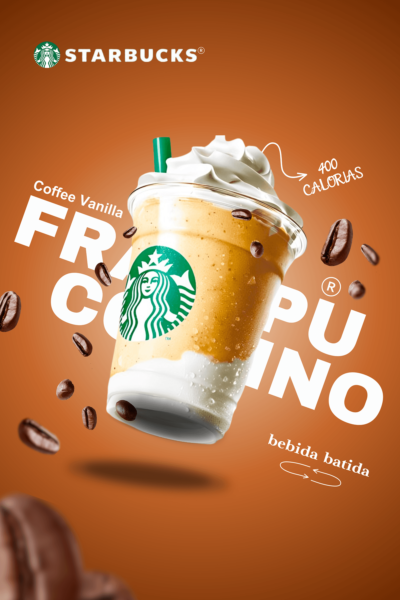 Starbucks Coffee design Graphic Designer Social media post marketing   adobe illustrator Brand Design visual identity Behance Viral