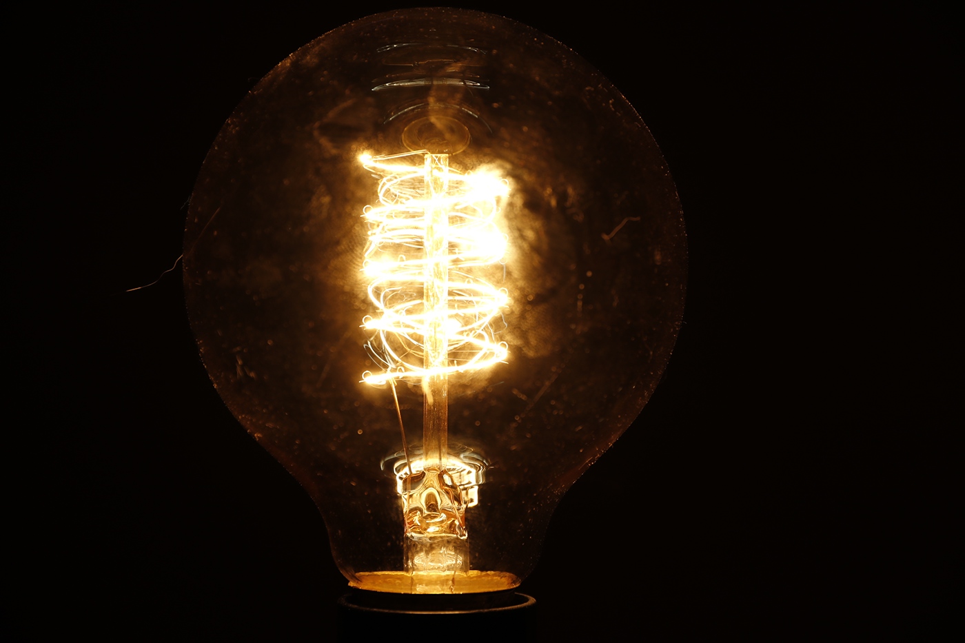 Lightbulb edison low-light incandescent Photography  filament bulb dark