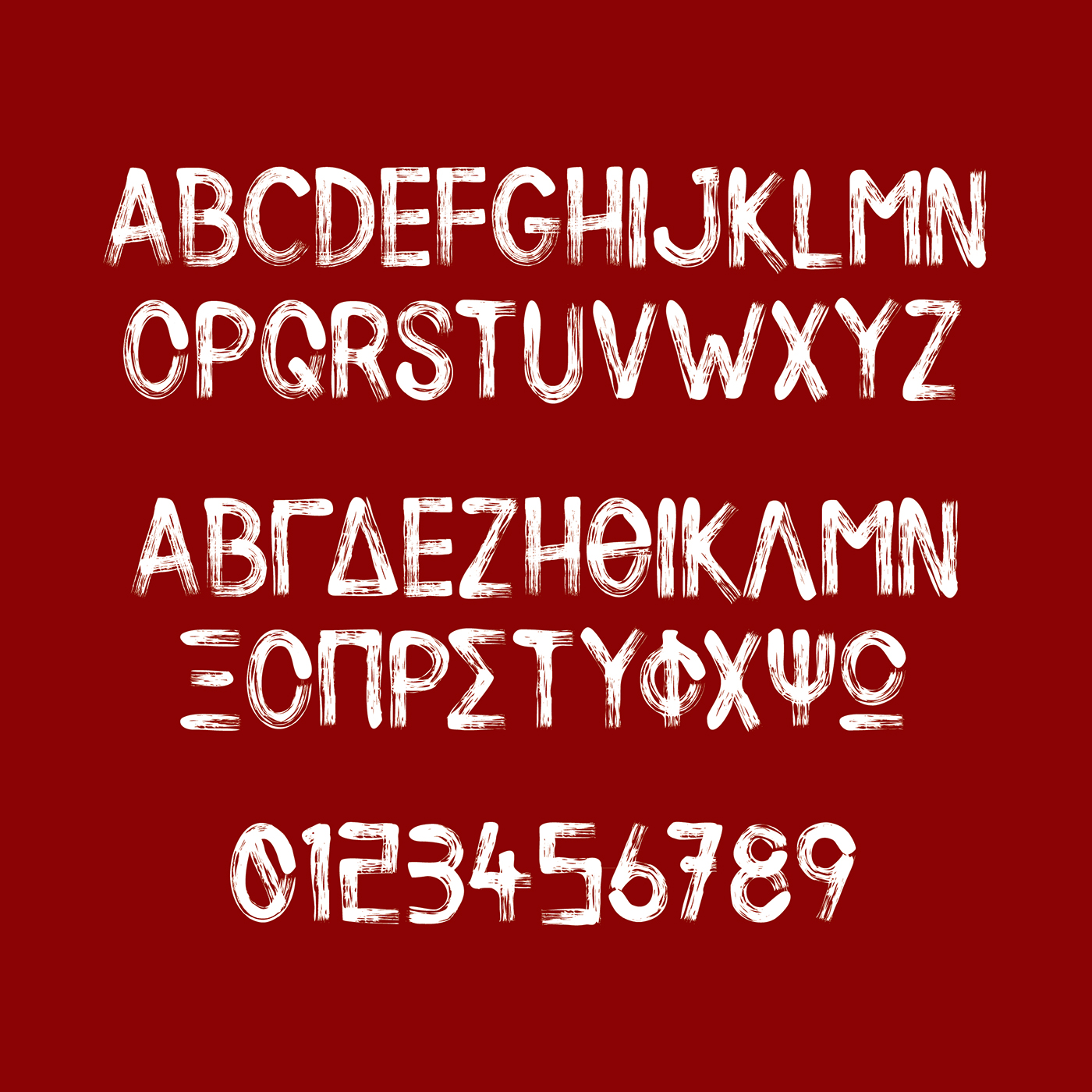 brush grunge horror Free font Display decorative Typeface design lettering