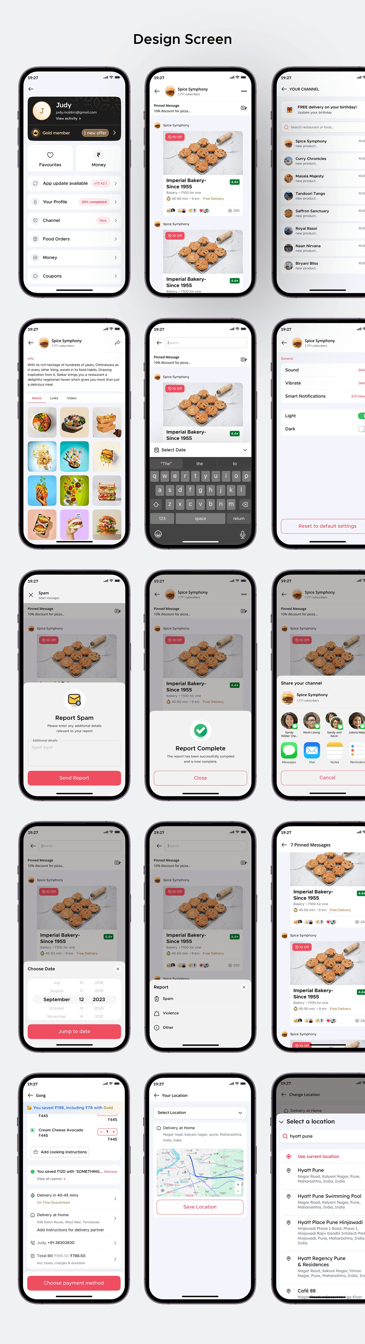zomato food delivery Case Study UI/UX Mobile app Behance