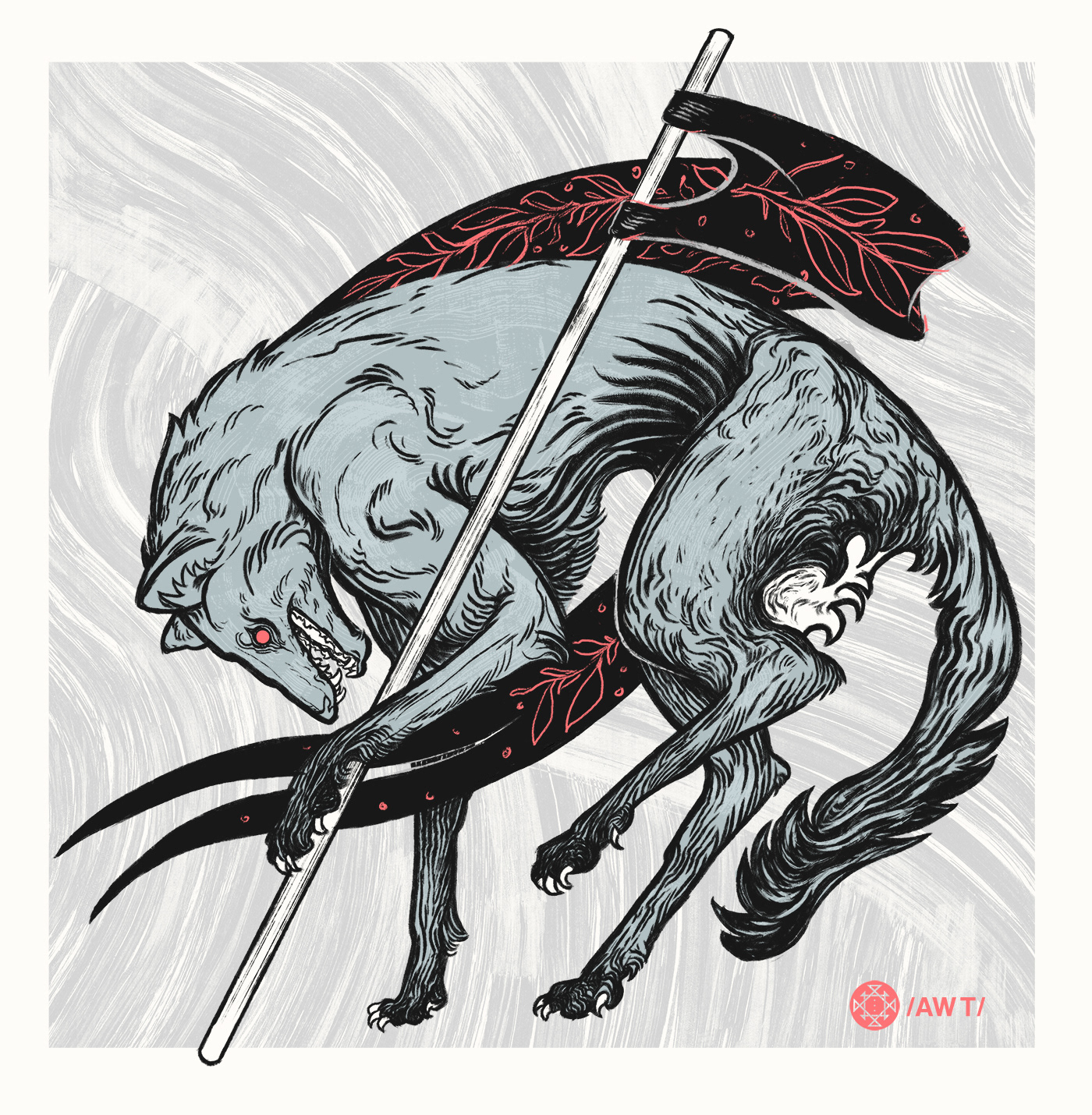 animal wolf wild banner dark Music Artwork album artwork