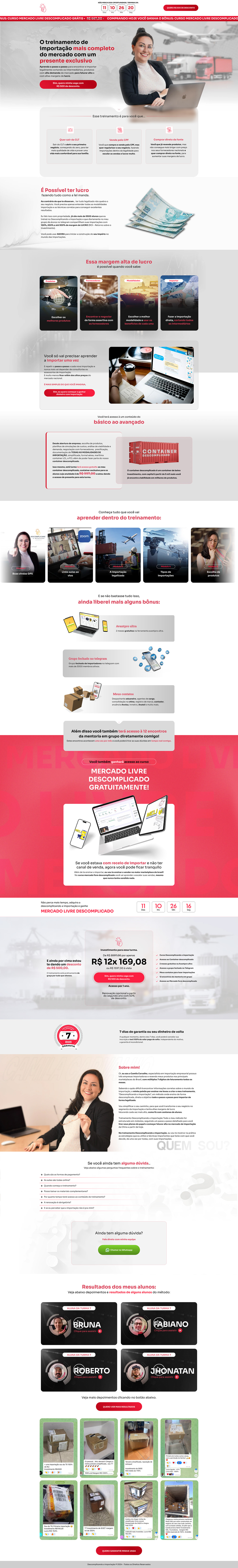 elementor pro landing page Website Web Design  wordpress vendas marketing digital lançamento infoproduto pagina de vendas
