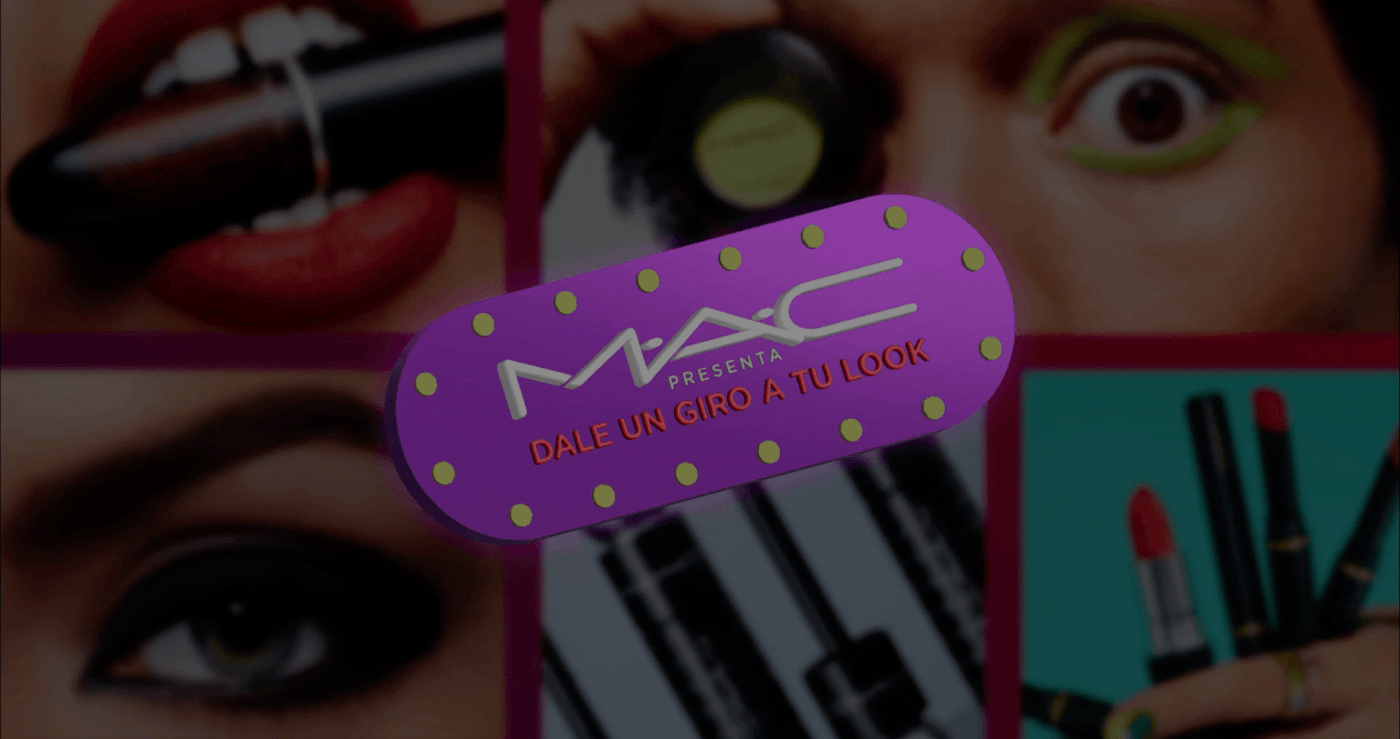 MAC Cosmetics Estee Lauder digital design Roulette game  Spin the Wheel graphic design  animation  banners newsletter social media