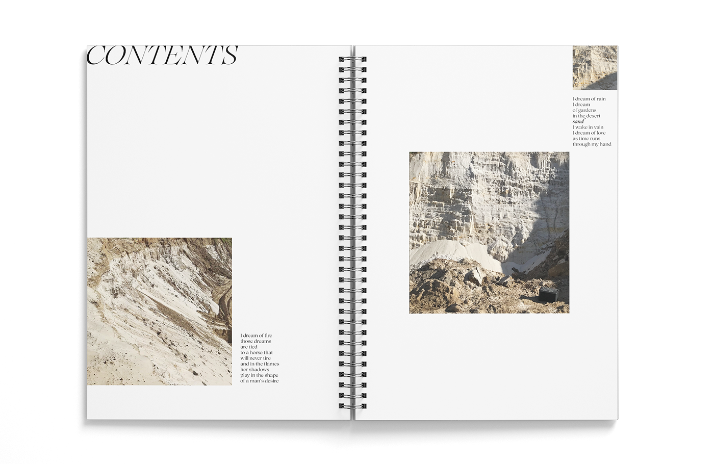 book composition desert Desert Rose grid instagram magazine sand sting