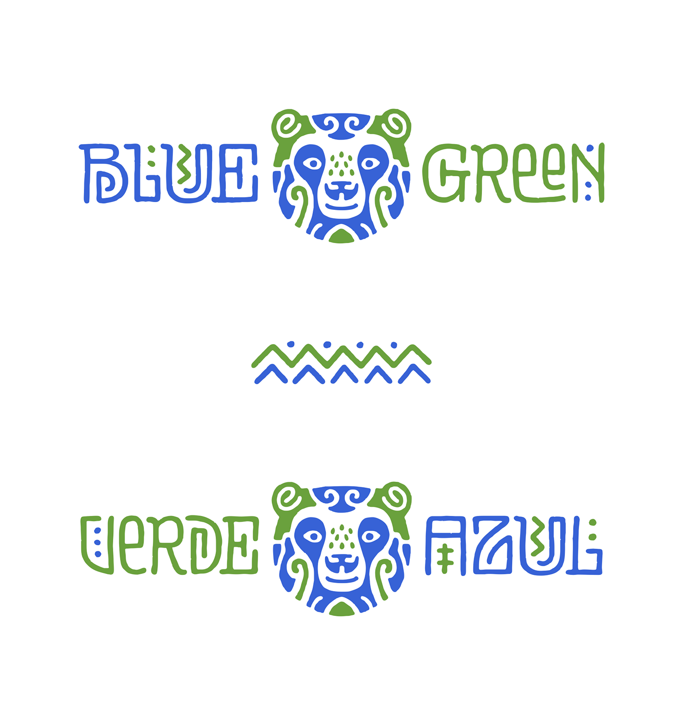oso bear blue green tourism precolombino