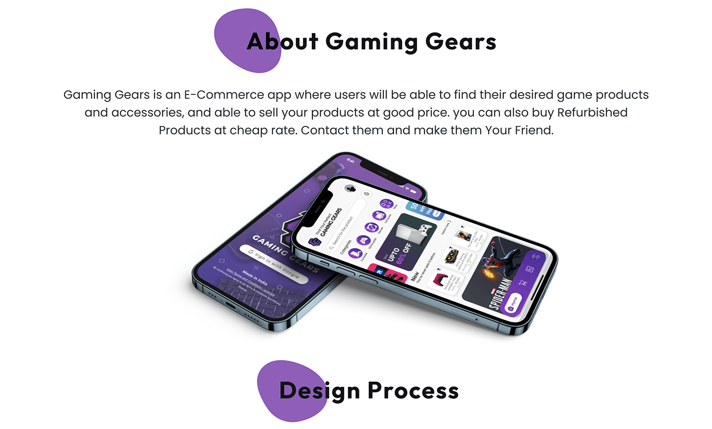 app design Case Study e commerce app Figma Game App Design ui design UI/UX user experience user interface UX design