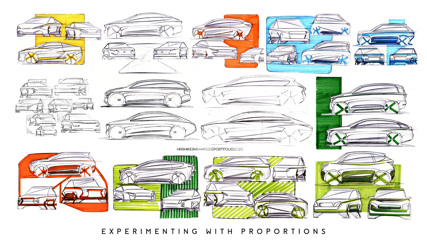 portfolio Project Transportation Design interior design  photoshop Renders Scenarios graphics. Automotive design