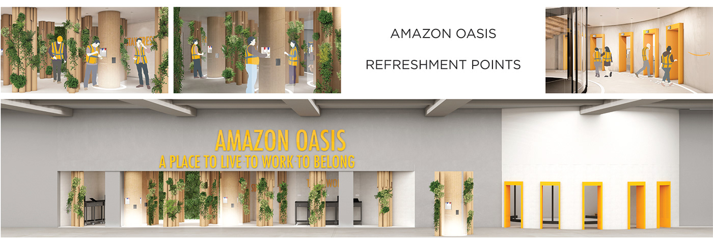 Amazon thesis Project interior design  architecture community garden