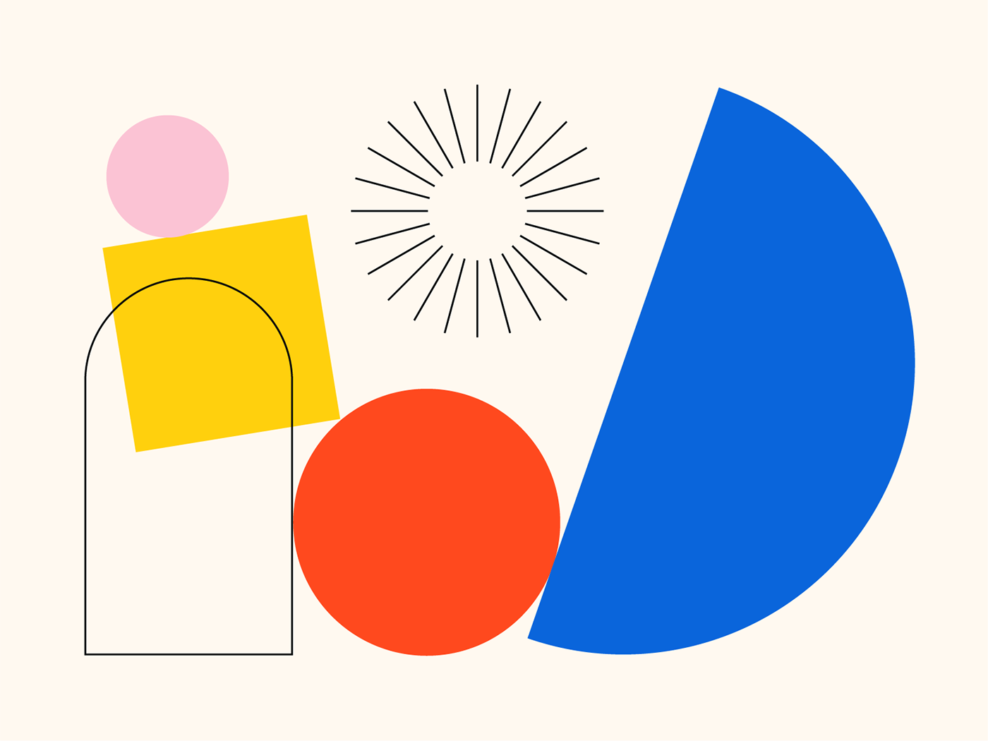 abstract bauhaus flat illustration geometric geometry pattern shapes Brand Design brand identity color