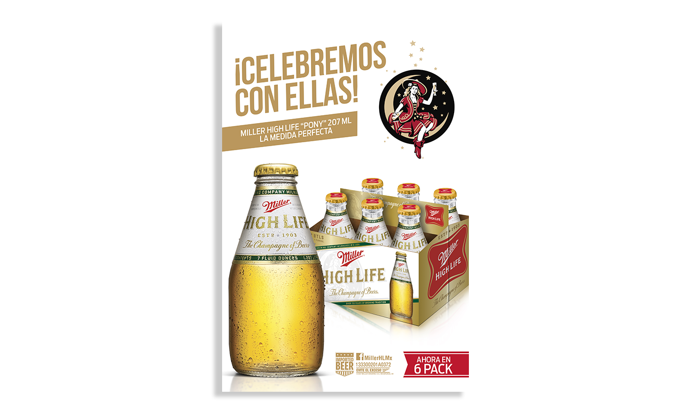 miller high life mexico poster posteres