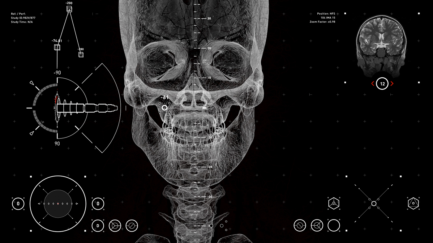 Adobe Portfolio spectre mgfx Bond user interface design screen graphics vfx sam mendes on set graphics