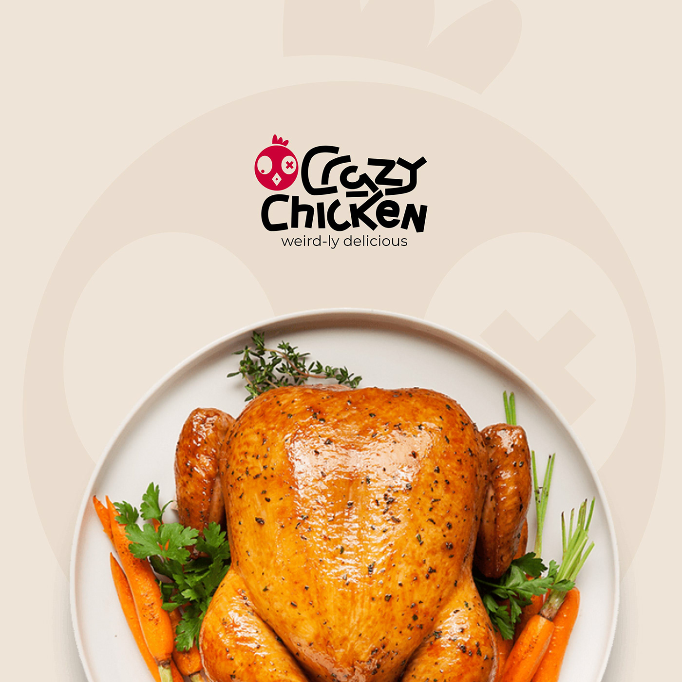 brand identity chicken Fast food Food  Logo Design package design  Packaging restaurant restaurant logo