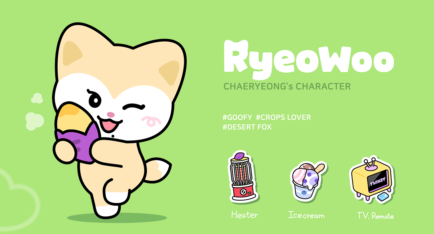 animals Character design  Character 3D Grabit itzy kpop motion design characteranimation Idol