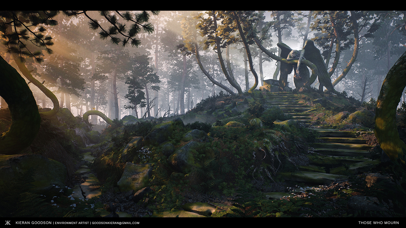 those who mourn kieran goodson environment art bible angel Game Art LEVEL ART Unreal Engine 3d art forest