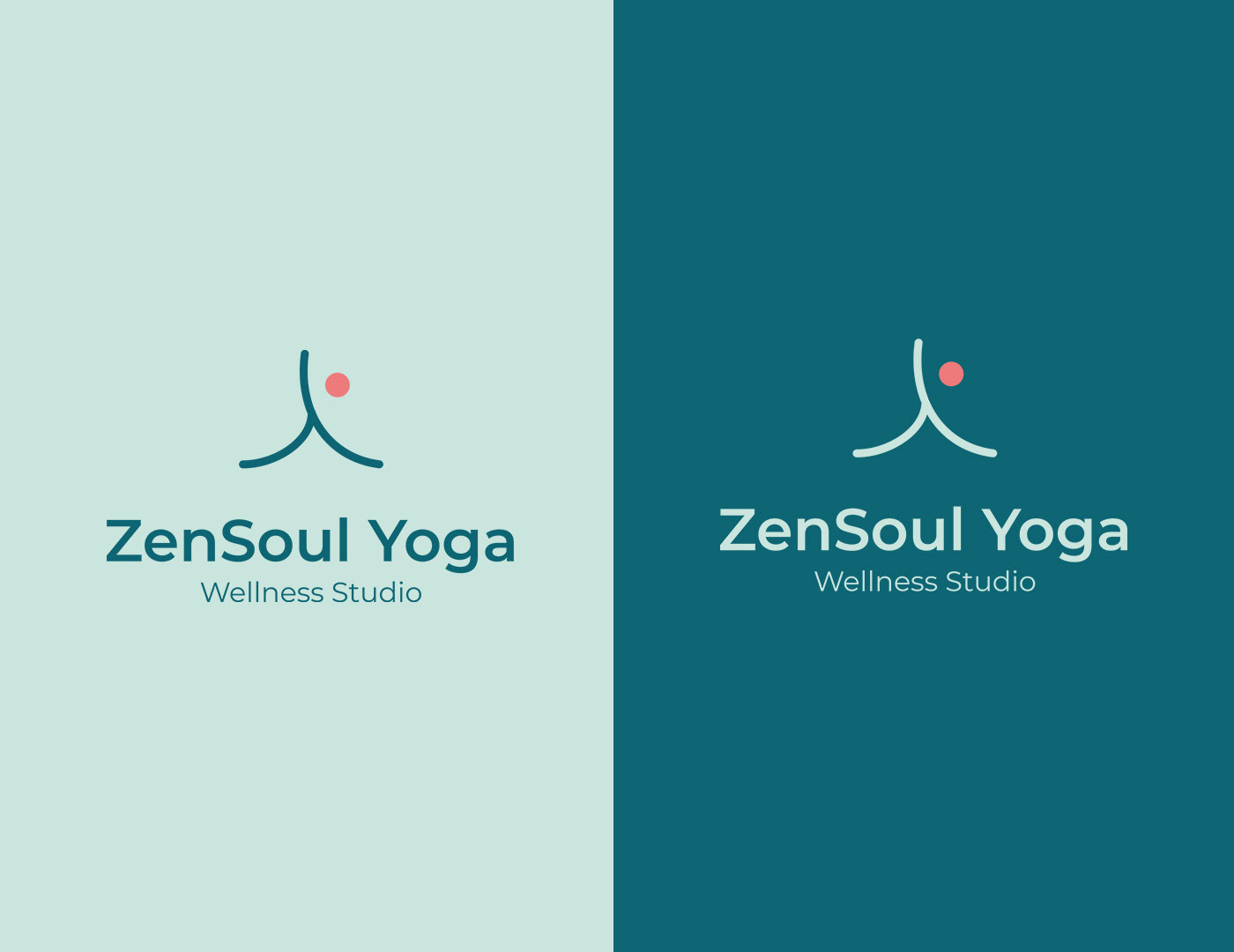 brand identity Logo Design yoga studio yoga logo design brand Logotype visual identity inner peace meditation spiritual