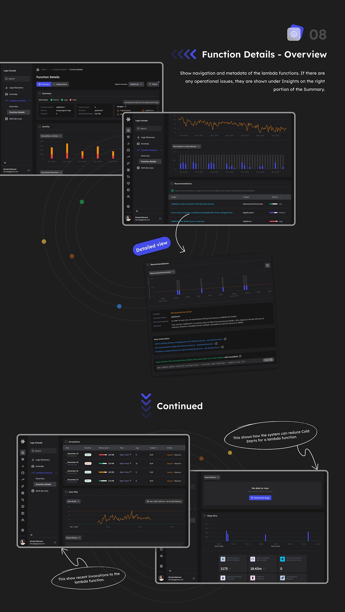 application artificial intelligence concept dashboard Monitoring redesign SAAS UI/UX ux visualization