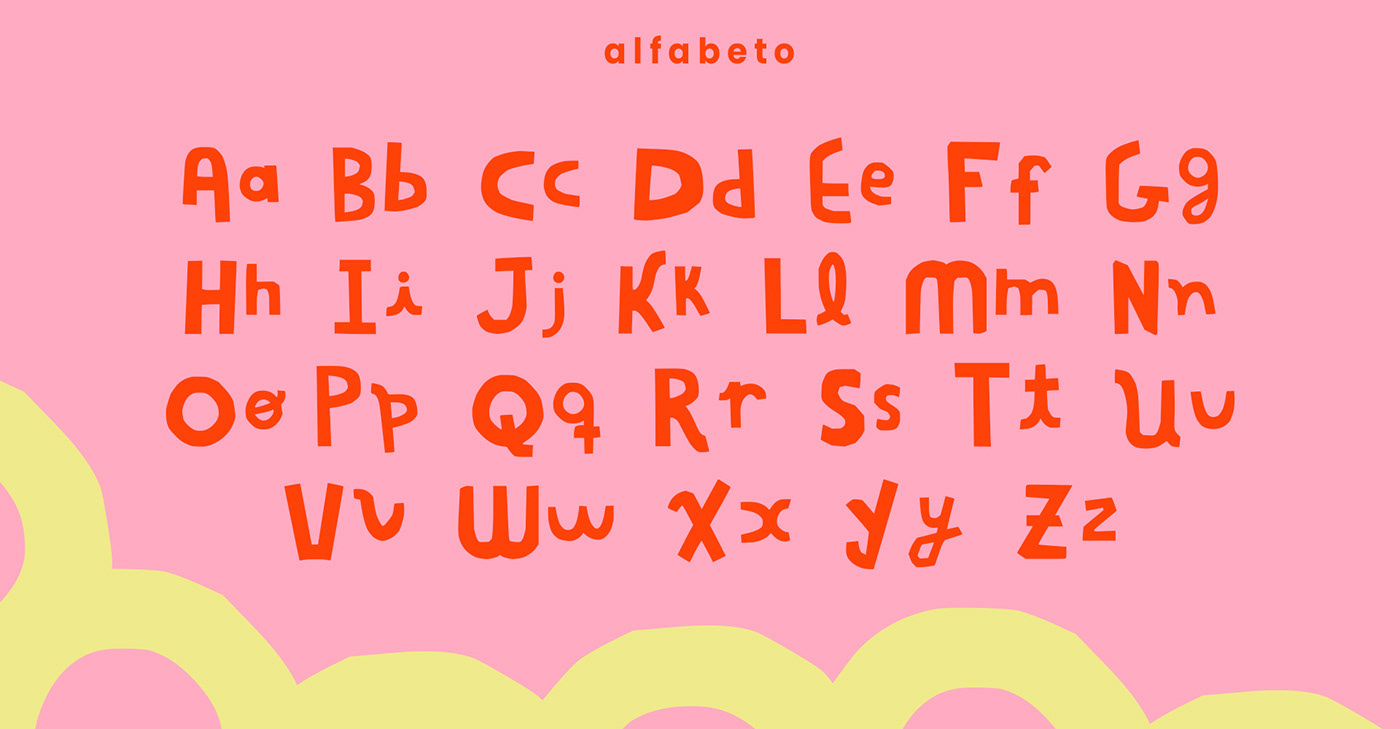 design tipografia typography   adobe illustrator moda infantil fonte font lettering vector