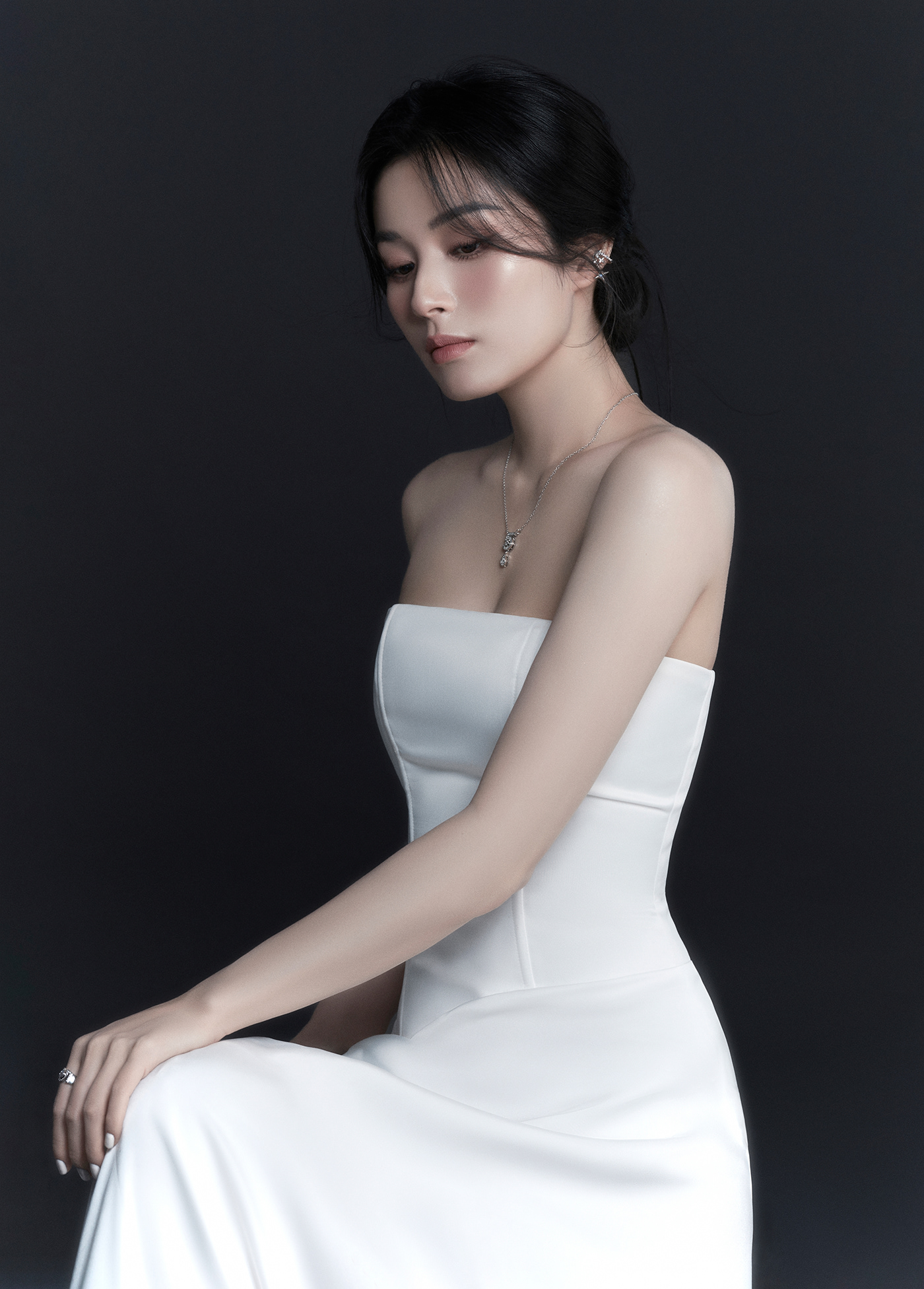 Beautiful Canon girl light Love model portrait sexy studio vietnam