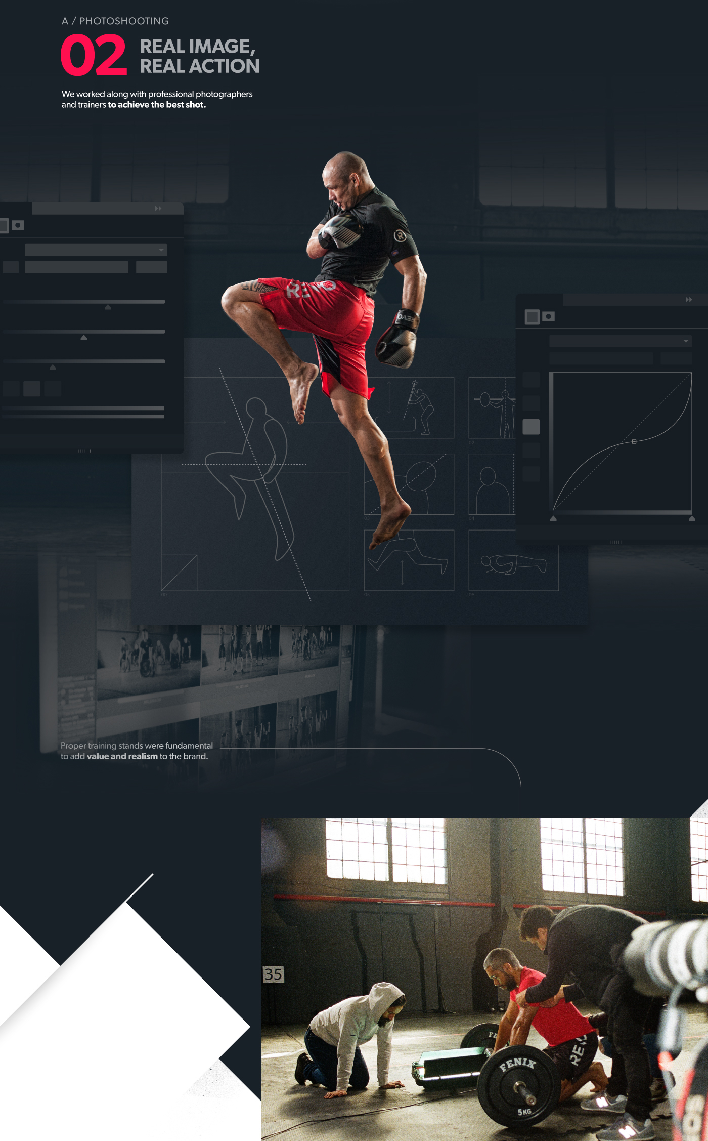 gym brand Kuwait arabic Global sports fitness premium photoshooting digital social media