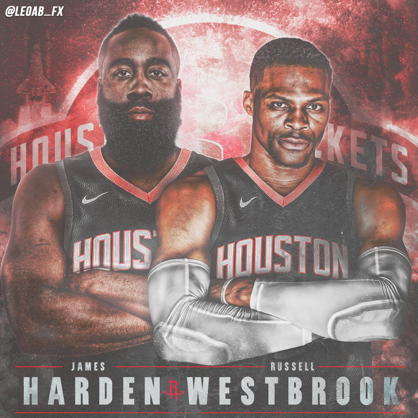 houston Houston Rockets James Harden Russell Westbrook harden Westbrook Nike NBA basketball Jersey Swap