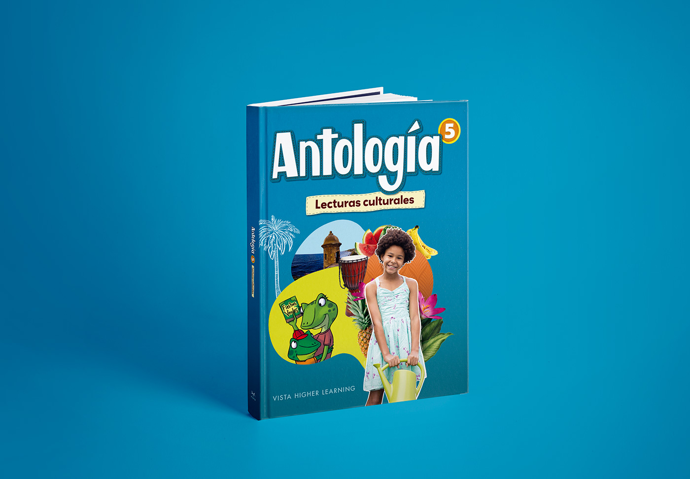 children book cover cover series editorial educational book language book  Layout print Santillana USA