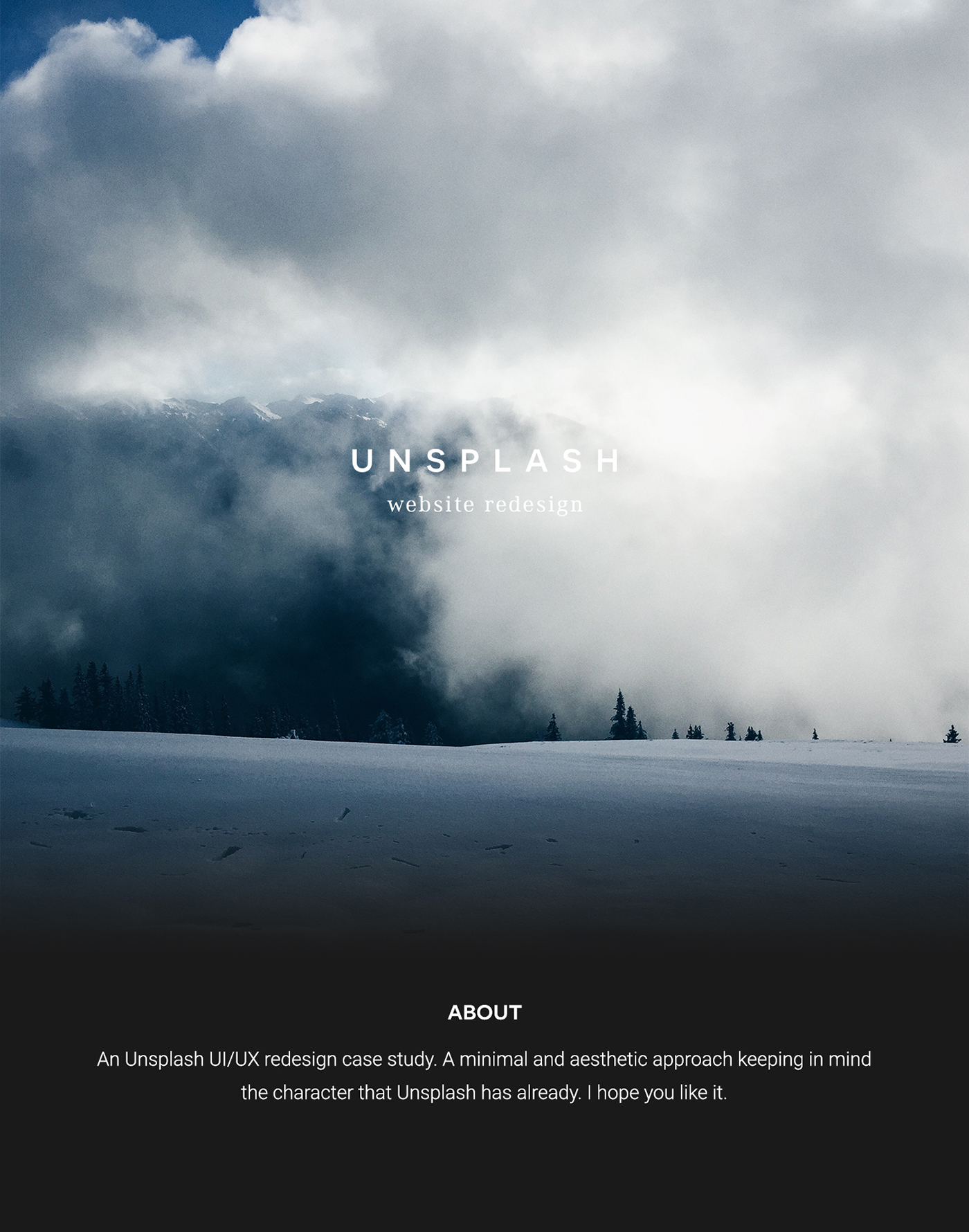 unsplash Unsplash Redesign john noussis john noussis minimal aesthetic UI ux Website mobile Responsive Design