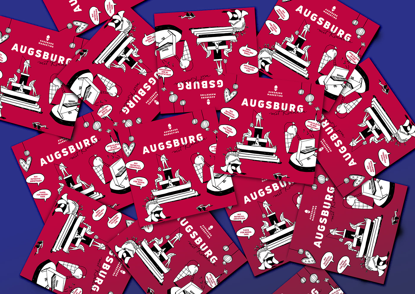 Augsburg branddesign Grafikdesign ILLUSTRATION  Kampagne