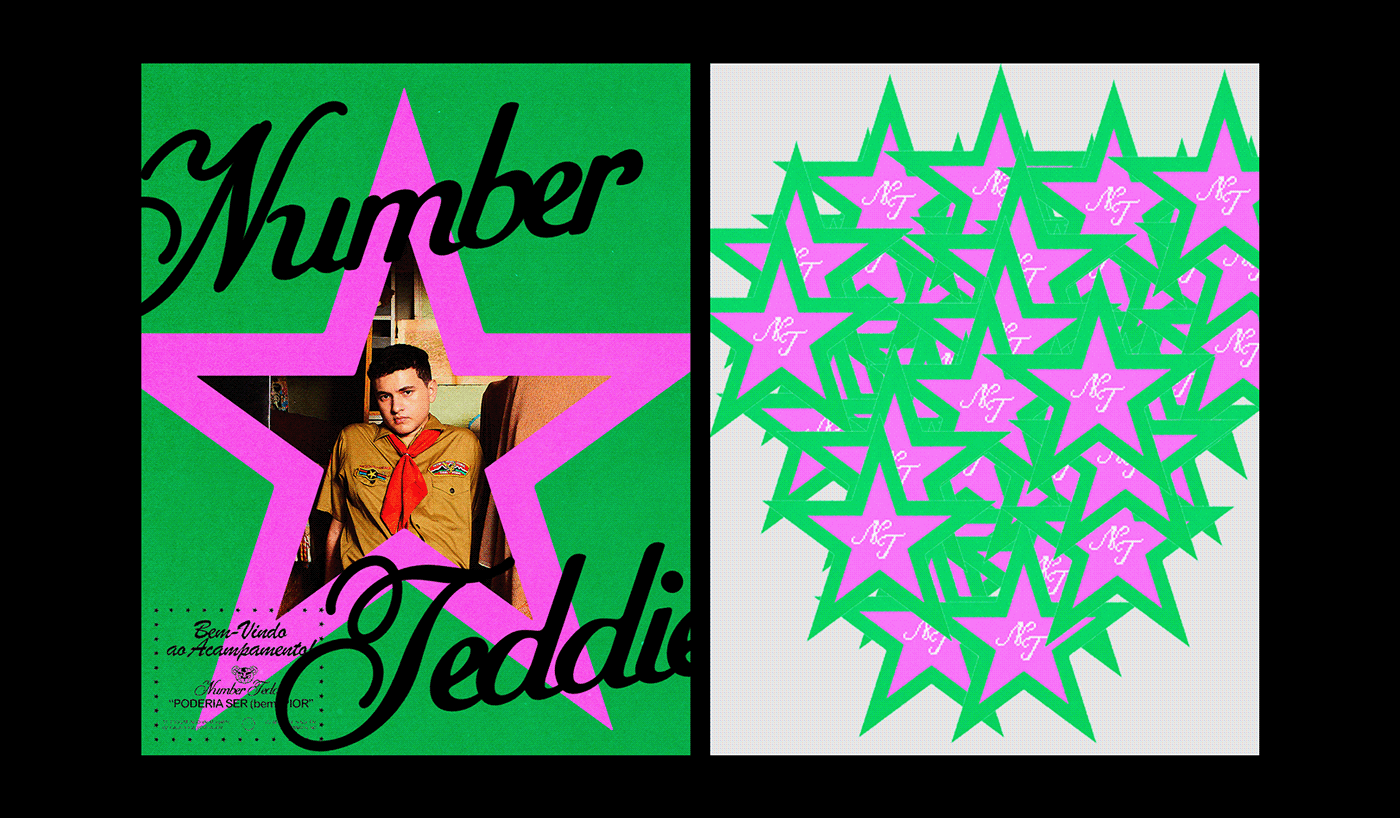 album cover album artwork lettering music video tipography tipografia identidade visual number teddie poderia ser pior