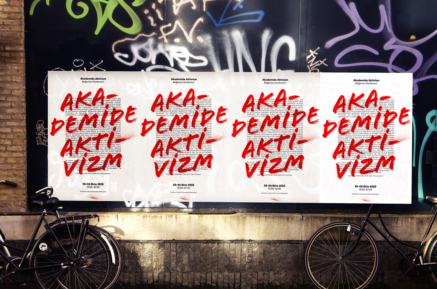 academic activism activism activist poster Poster Design University webinar online print typography  
