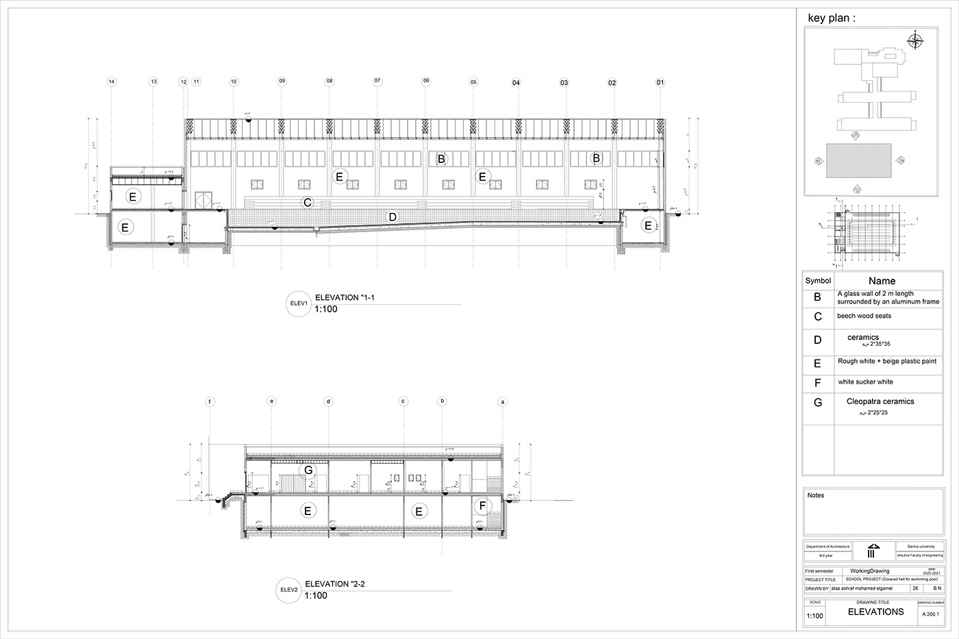 shop drawing swimming pool working drawings covered hall