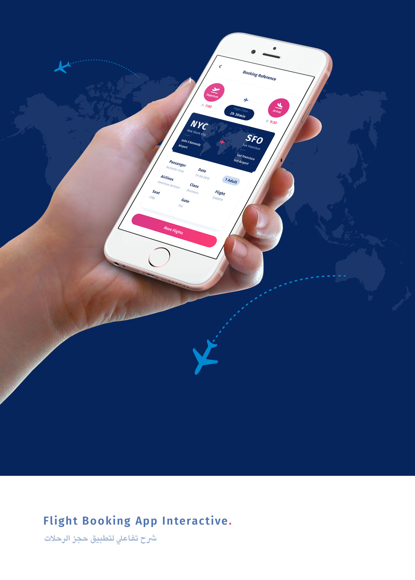 Adobe XD UI Booking flight Flight app booking app ui flight ui booking Travel