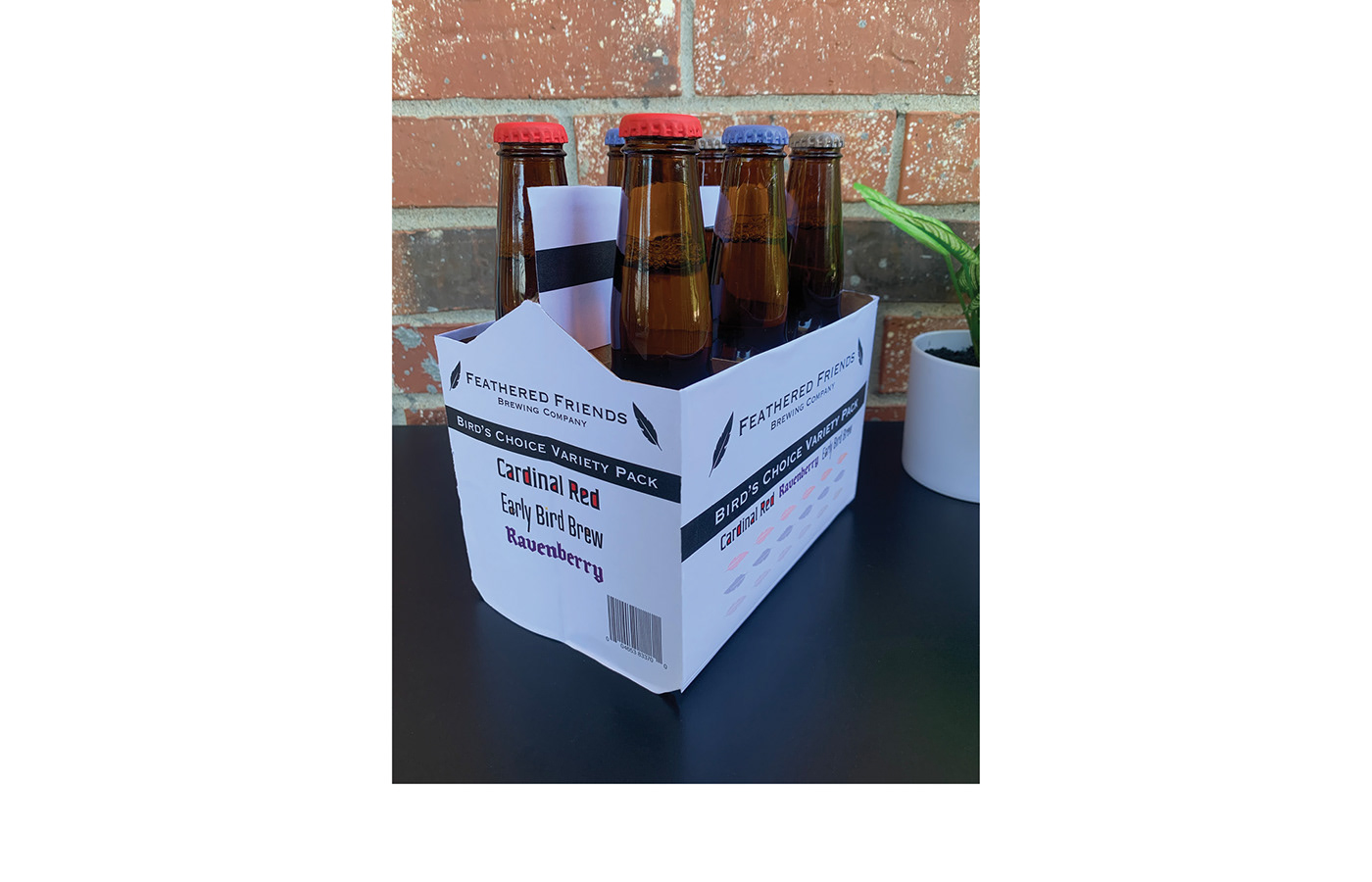 beer Bottle project Custom package design  wordmark