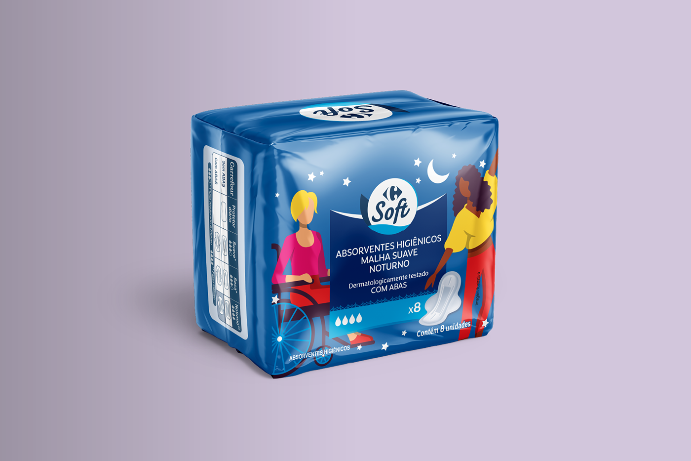 design empowerment female girlpower Health menstruation Packaging period sanitary pad woman