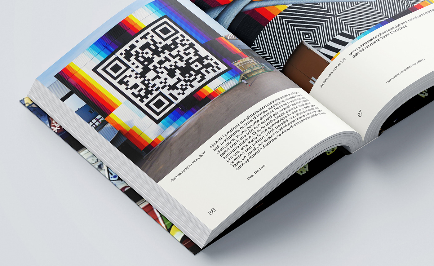 book Graffiti graphic design  maxim dosca metagrafik print book design Layout grid
