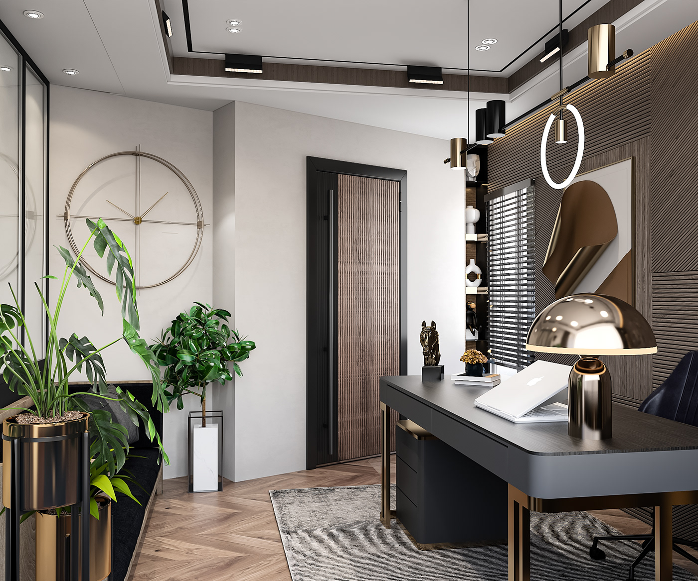 3D 3ds max architecture design interior design  modern Render visualization vray